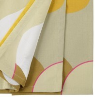 Скатерть из хлопка горчичного цвета с авторским принтом из коллекции freak fruit, 170х250 см (69824)