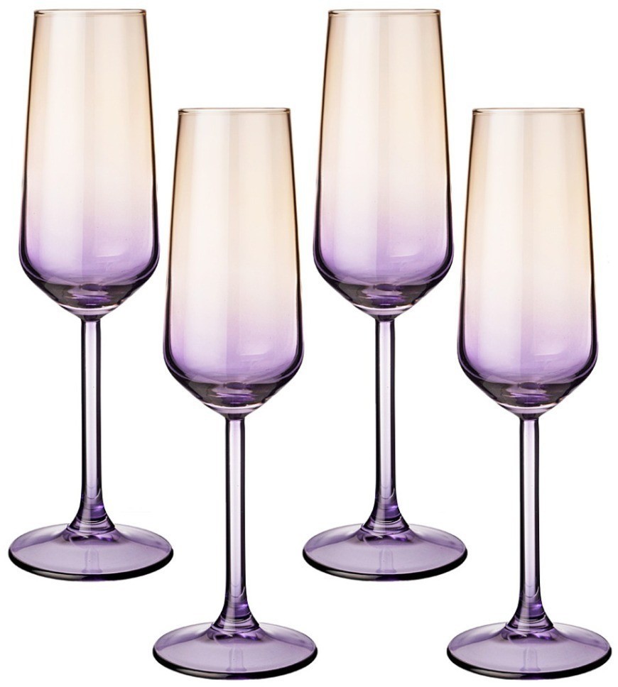 Набор бокалов из 4 штук "rainbow" 195мл Rakle (312-141)