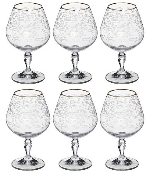 Набор бокалов для коньяка из 5 шт. "виктория" 380 мл. Nb Art (D-615-618)