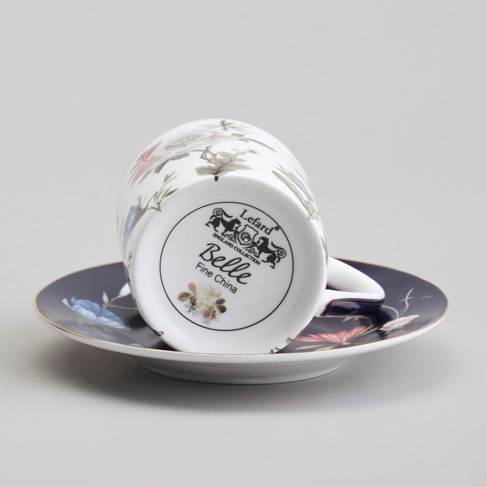 Кофейный набор lefard "belle" на 6 пер. 12 пр. 100 мл (86-2550-1)