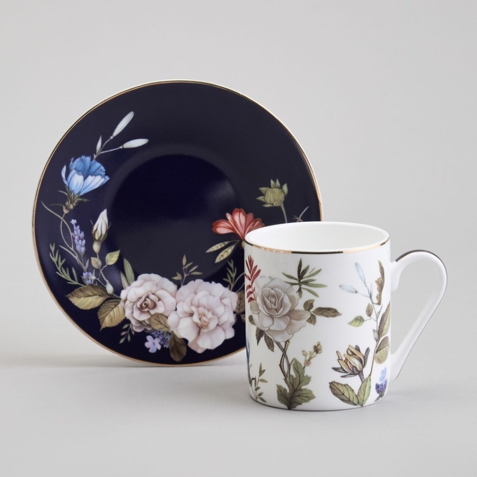 Кофейный набор lefard "belle" на 6 пер. 12 пр. 100 мл (86-2550-1)