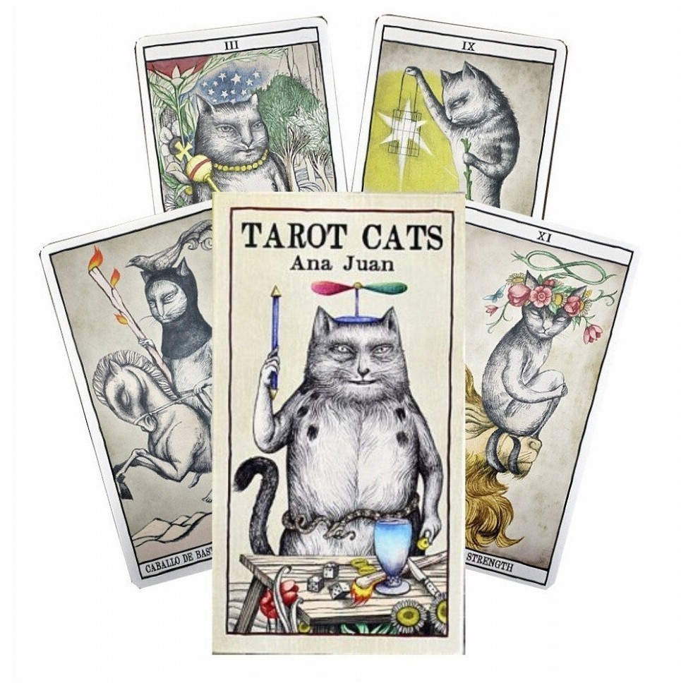 Карты Таро "Fournier - Tarot Cats by Ana Juan" Fournier / Колода Котов от Аны Хуан (46434)