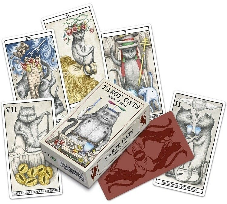 Карты Таро "Fournier - Tarot Cats by Ana Juan" Fournier / Колода Котов от Аны Хуан (46434)