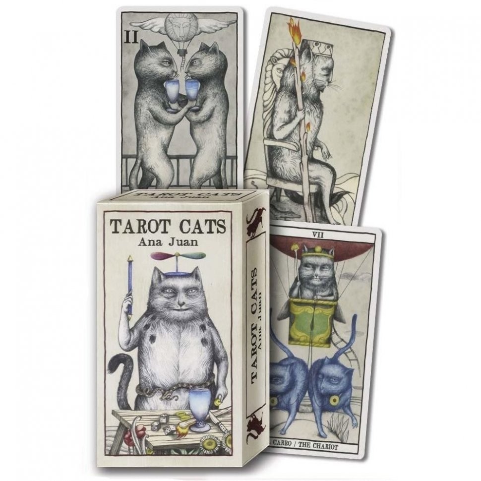 Карты Таро "Fournier - Tarot Cats by Ana Juan" Fournier / Колода Котов от Аны Хуан (46434)