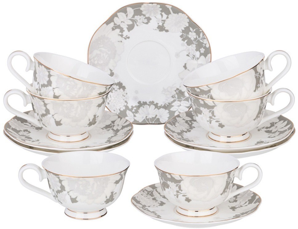 Чайный набор lefard "нежность" на 6 пер. 12 пр. 250 мл (264-1175)