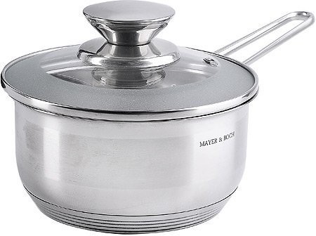 Ковш кухонный с крышкой 1 л из нержавеющей стали MAYER BOCH (30968)