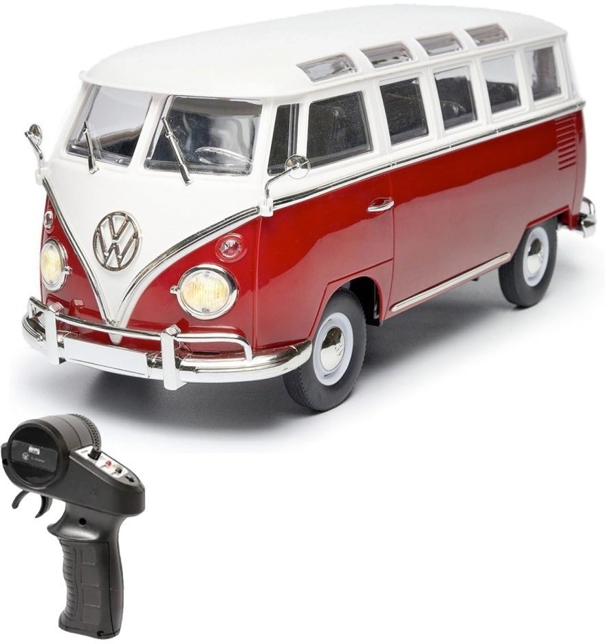 Радиоуправляемый минивэн WPL D-52MINI Volkswagen T1 красный 1:16 (WPLD-52MINI-RED)