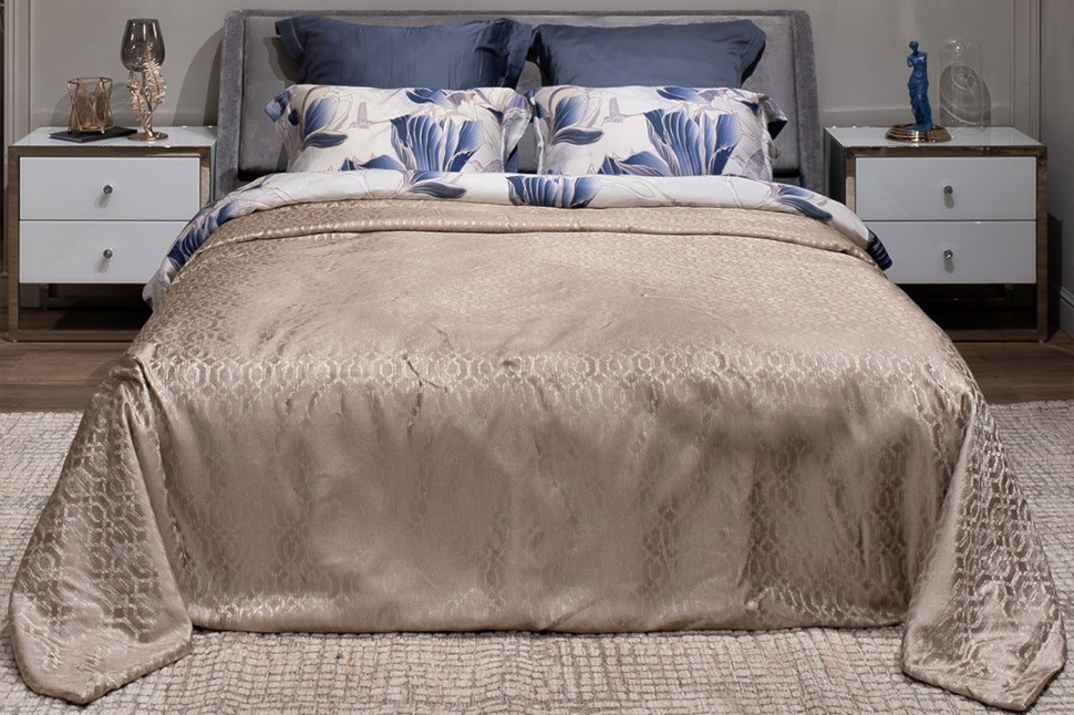 Покрывало HOUSTON бежевое 260*260 (TT-00011125)