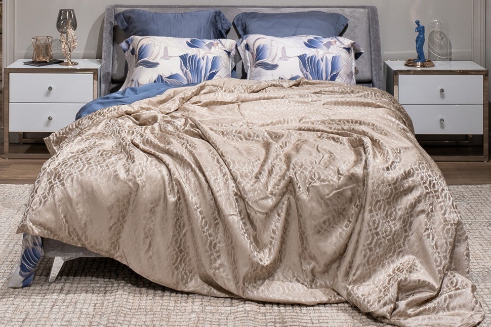 Покрывало HOUSTON бежевое 260*260 (TT-00011125)