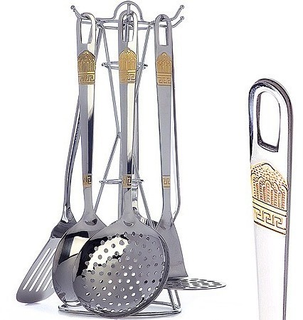 Набор кухонных принадлежностей + подставка 7 предметов MAYER BOCH (28276)