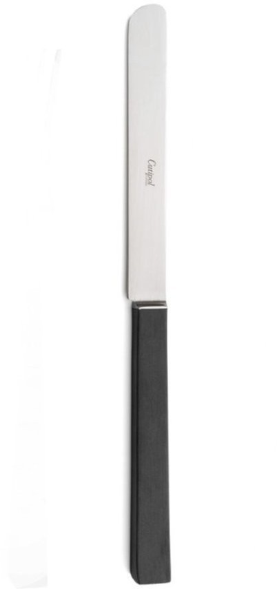 Нож столовый KU03, нержавеющая сталь 18/10, композитный материал, matte chrom/black, CUTIPOL