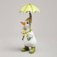 Статуэтка &quot;утка под зонтиком&quot; 11х11х20 см Lefard (121-159)
