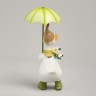 Статуэтка "утка под зонтиком" 11х11х20 см Lefard (121-159)