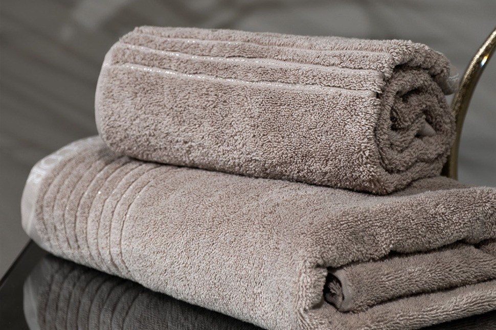 Полотенце Стелла коричневое 50*90 (TT-00012105)