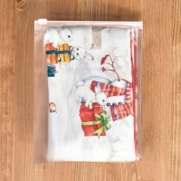 Набор салфеток из 2-х шт &quot;с новым годом&quot;,40х40см, 100% хлопок,красный,твил, Lefard (850-763-8)