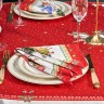 Набор салфеток из 2-х шт "с новым годом",40х40см, 100% хлопок,красный,твил, Lefard (850-763-8)