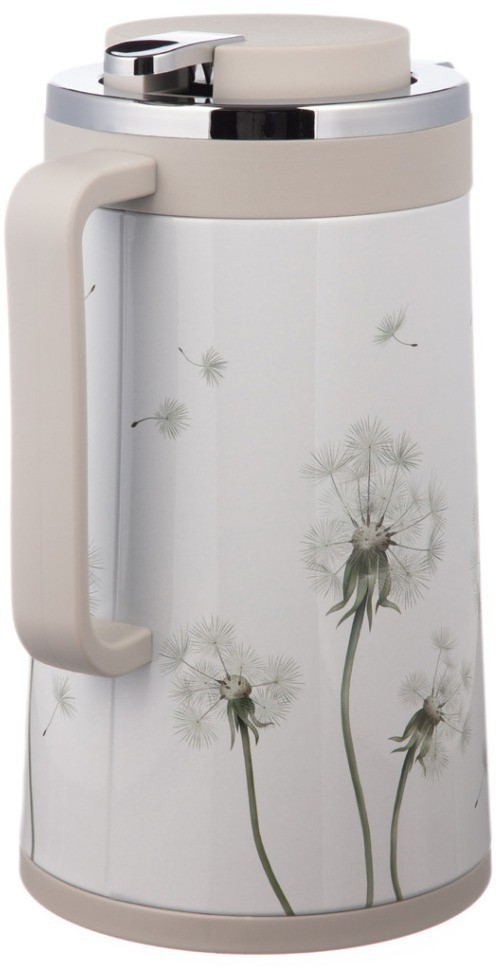 Термос со стеклянной колбой, 950 мл, крышка с клапаном, серия "dandelion" Agness (734-206)