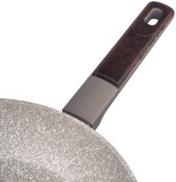 Сковорода с антипригарным покрытием pfluon marble, 26*5 см Agness (902-112)