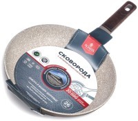 Сковорода с антипригарным покрытием pfluon marble, 26*5 см Agness (902-112)