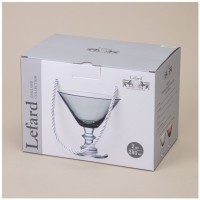 Набор бокалов для мартини из 2 шт &quot;mirage&quot; grey 280 мл Lefard (693-037)