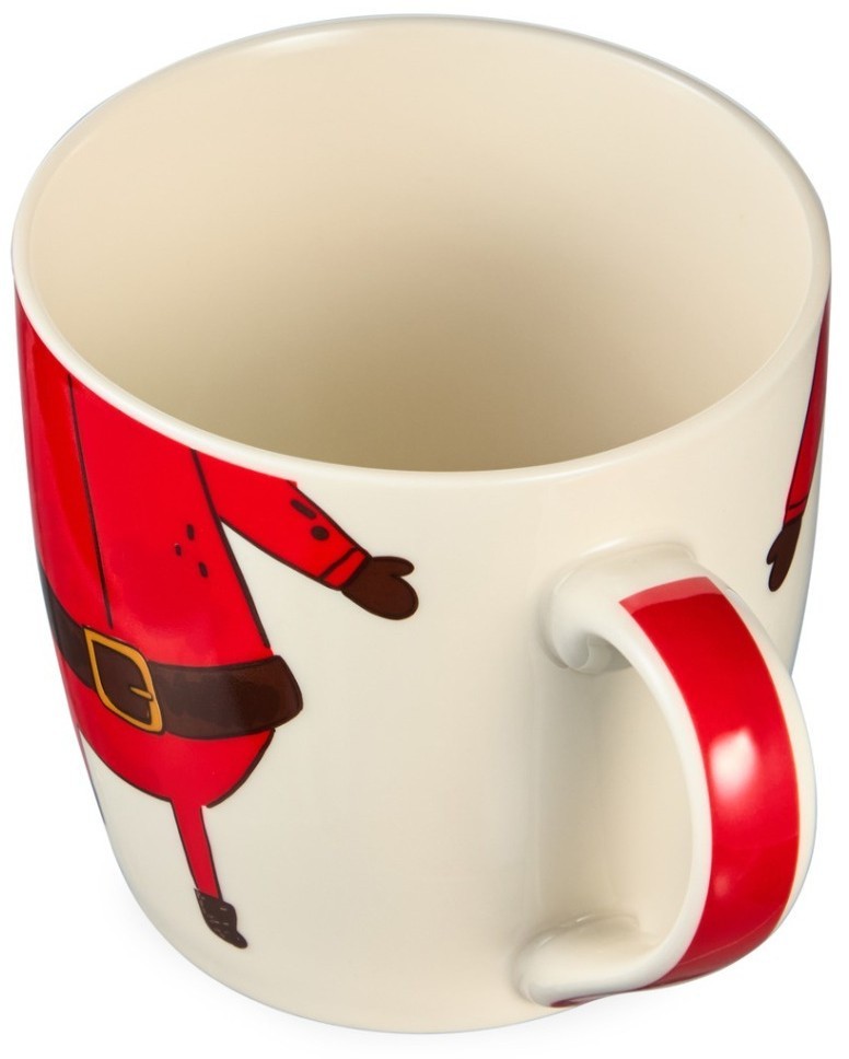 Набор посуды lefard "дед мороз" 2 пр. (кружка 360мл, салатник 500мл) (260-1065)