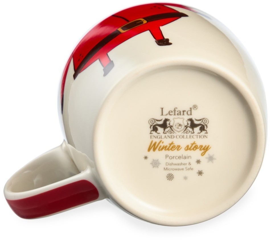 Набор посуды lefard "дед мороз" 2 пр. (кружка 360мл, салатник 500мл) (260-1065)