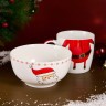Набор посуды lefard "дед мороз" 2 пр. (кружка 360мл, салатник 500мл) (260-1065)