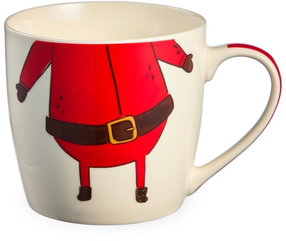 Набор посуды lefard "дед мороз" 2 пр. (кружка 360мл, салатник 500мл) (260-1065)