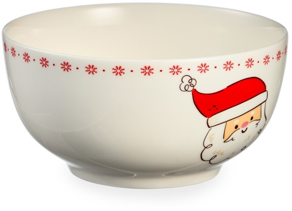 Набор посуды lefard "дед мороз" 2 пр. (кружка 360мл, салатник 500мл) (260-1065)