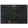 Карта Звездное небо и планеты интерактивная Brauberg 101х69 см в тубусе 112371 (3) (86133)