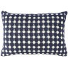 Чехол на подушку из хлопка polka dots темно-синего цвета из коллекции essential, 40x60 см (76968)
