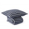 Чехол на подушку из хлопка polka dots темно-синего цвета из коллекции essential, 40x60 см (76968)