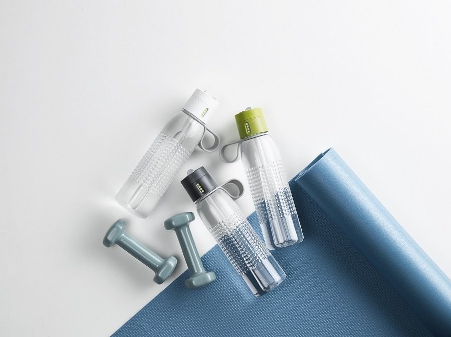 Бутылка для воды dot active 750 мл белая (63916)