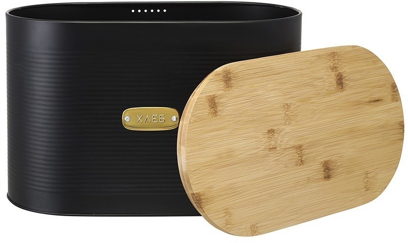 Хлебница irmel, 33х18х19 см, графит (78406)