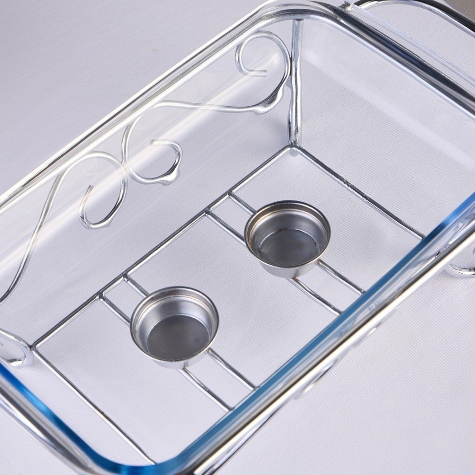 Мармит agness  прямоуг silver 2,2l (781-506)