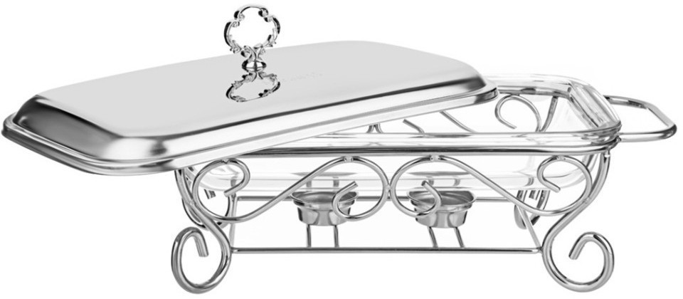 Мармит agness  прямоуг silver 2,2l (781-506)