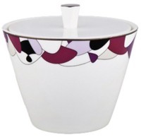 Сахарница A2118138, костяной фарфор, white, purple, MIKASA