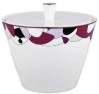 Сахарница A2118138, костяной фарфор, white, purple, MIKASA