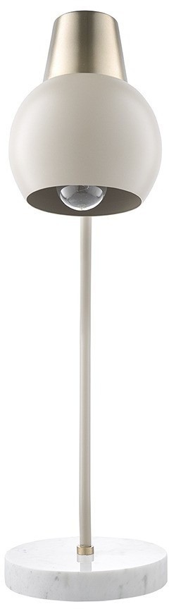 Лампа настольная rond, D18х60 см, бежевая (76861)