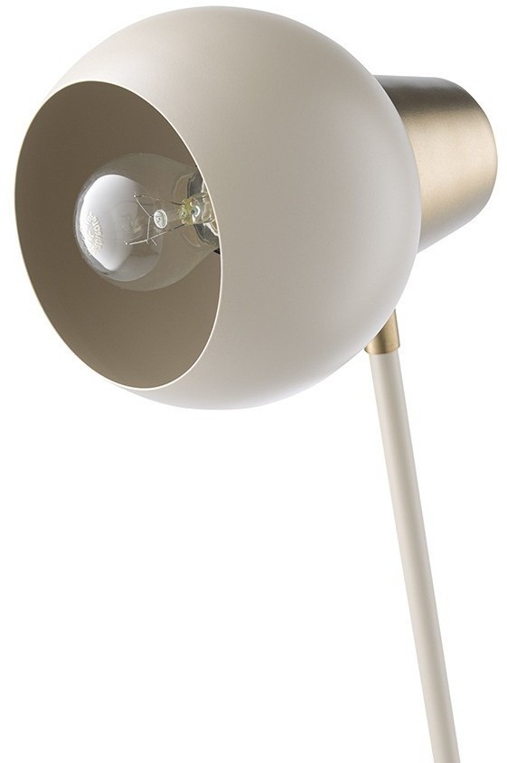 Лампа настольная rond, D18х60 см, бежевая (76861)