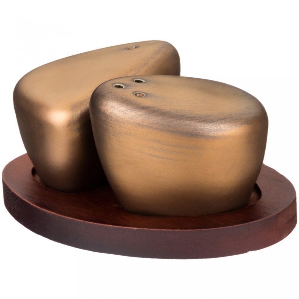 Набор для специй на подставке  bronco "bronze" 6*4,5 см (474-197)
