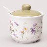 Сахарница с ложкой agness "flower story" 10*9,5 см 300 мл (358-2186)