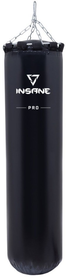 Мешок боксерский Insane PRO PUNCH, 130 см, 50 кг, тент, черный (2120401)