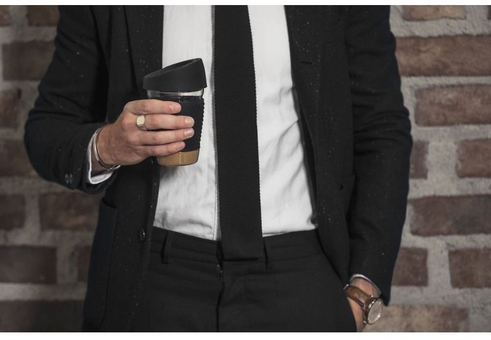 SagaForm Кружка с силиконовой крышкой To Go шоколад 5017714