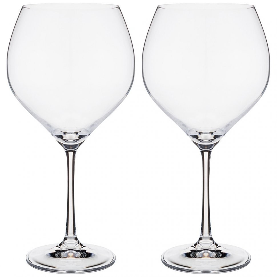 Набор бокалов для вина "sophia" из 2 шт. 650 мл высота=22,5 см Bohemia Crystal (674-700)