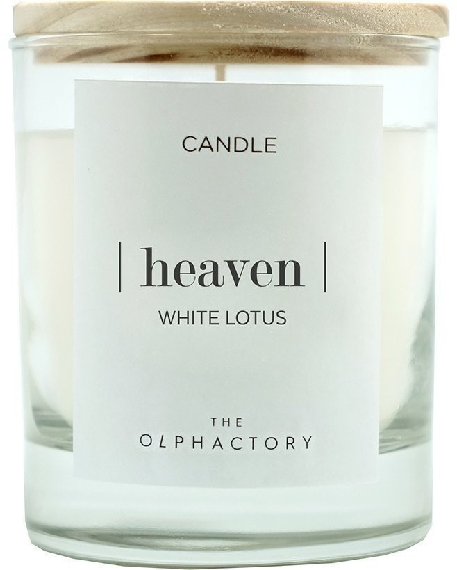 Свеча ароматическая the olphactory, heaven, white lotus, 40 ч (68227)