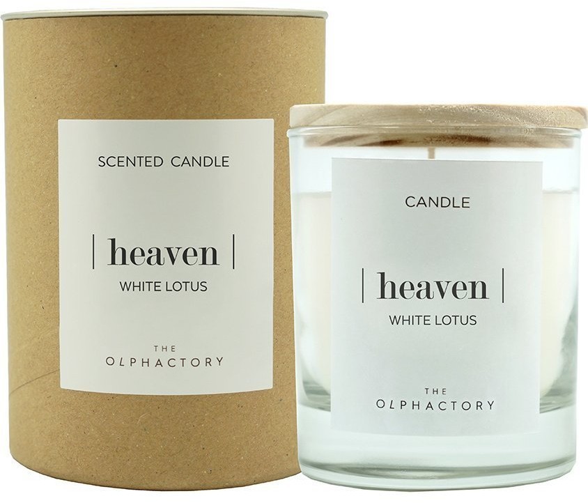 Свеча ароматическая the olphactory, heaven, white lotus, 40 ч (68227)