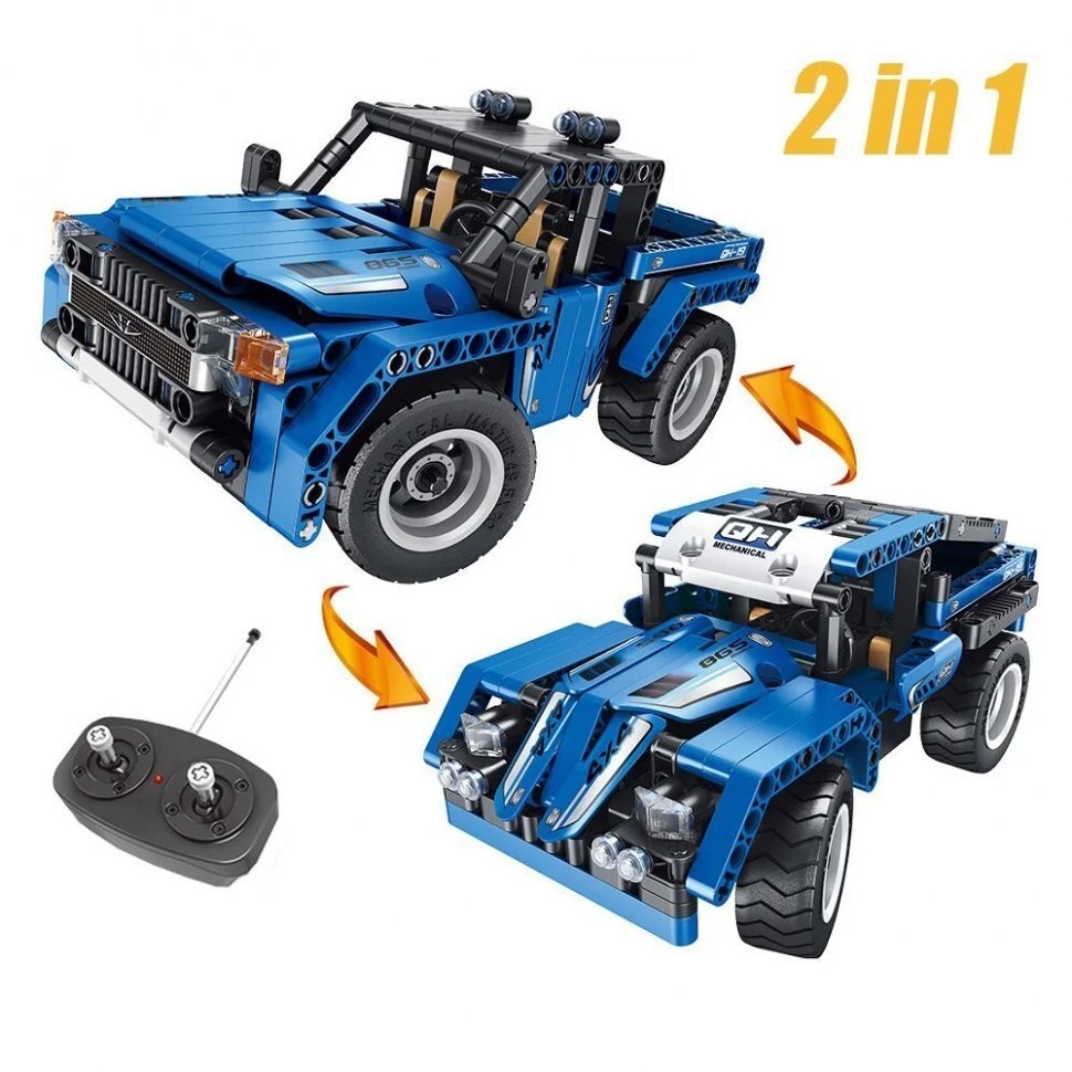 Конструктор Qihui Пикапы (2в1, пульт, 353 детали) (QH8019)