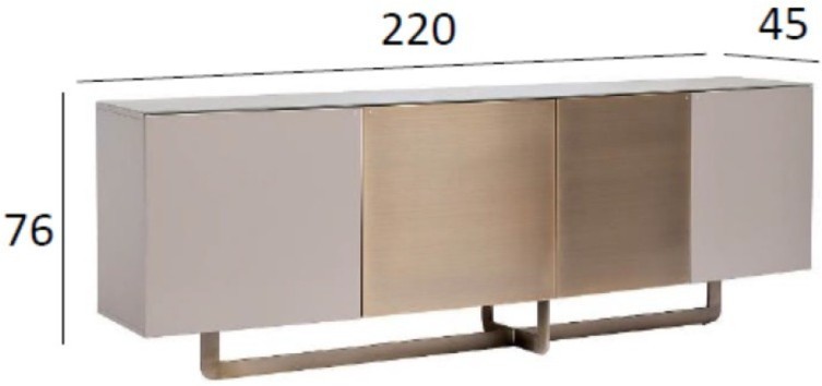 Комод Space 220*45*76см (TT-00002082)