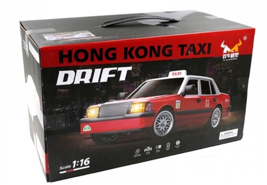 Радиоуправляемая машина для дрифта (гироскоп + подсветка) 2WD 1:16 (MN-38-RED)